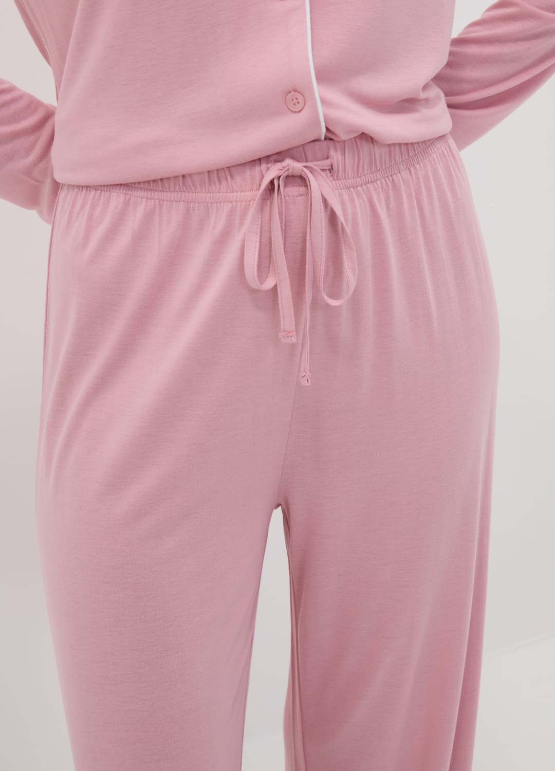 Pantaloni Pigiama Rosa In Pura Viscosa Con Coulisse Regular Fit | OVS Pantaloni Pigiama Rosa In Pura Viscosa Con Coulisse Regular Fit - 3 | OVS