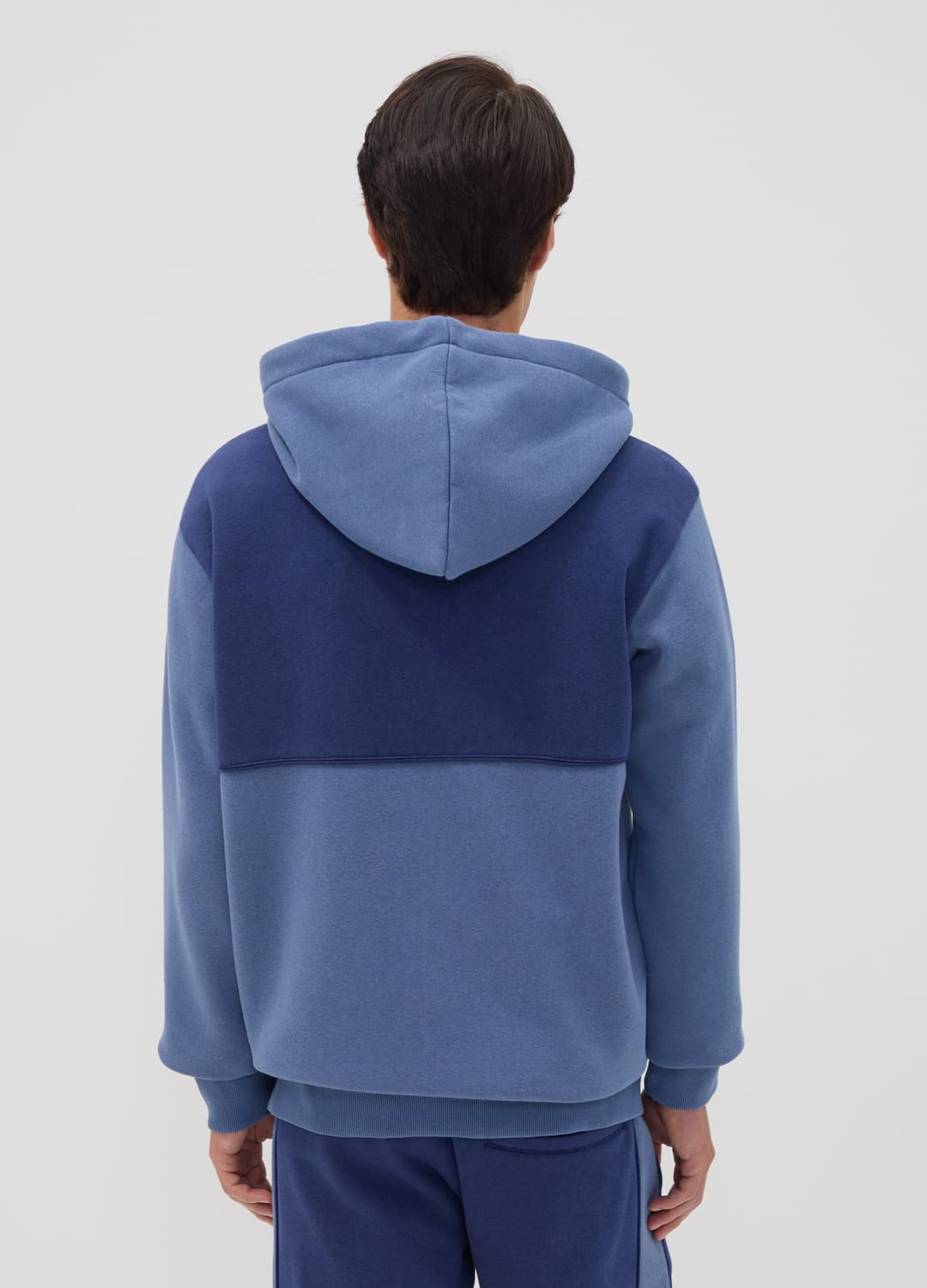 Felpa Blu Con Cappuccio In Misto Cotone Con Logo | OVS Felpa Blu Con Cappuccio In Misto Cotone Con Logo - 3 | OVS