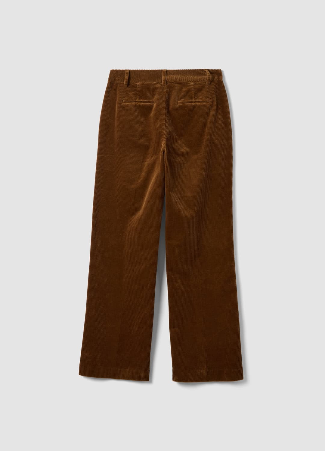 Braune Flared-hose Aus Geripptem Stretch-baumwollstoff | OVS Braune Flared-hose Aus Geripptem Stretch-baumwollstoff - 2 | OVS