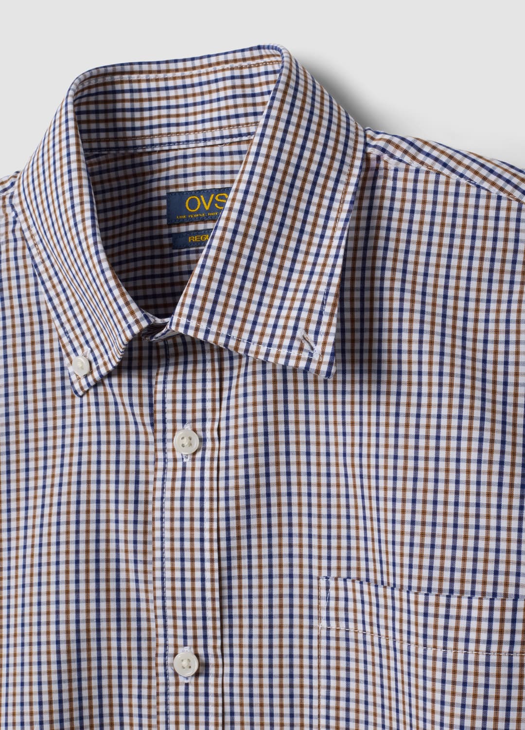 Camicia Easy Iron Multicolor In Misto Cotone A Quadri Button Down Regular Fit | OVS Camicia Easy Iron Multicolor In Misto Cotone A Quadri Button Down Regular Fit - 6 | OVS