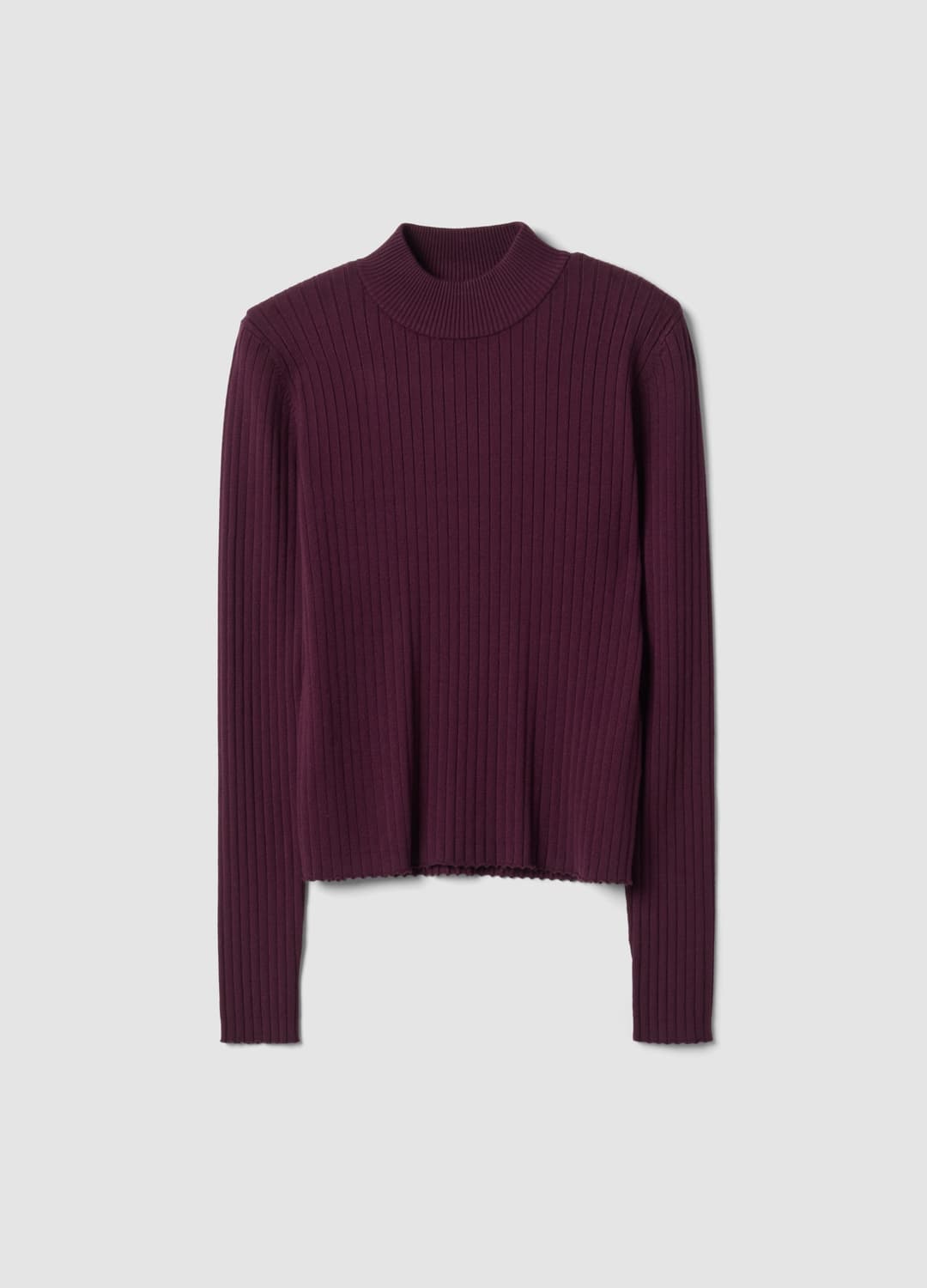 Maglia Verde In Misto Viscosa A Coste Con Collo Rialzato | OVS Maglia Verde In Misto Viscosa A Coste Con Collo Rialzato - 4 | OVS