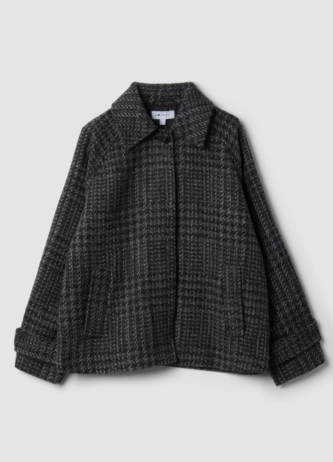 Cappotto Grigio In Misto Lana A Fantasia Pied De Poule | OVS Cappotto Grigio In Misto Lana A Fantasia Pied De Poule - 0 | OVS