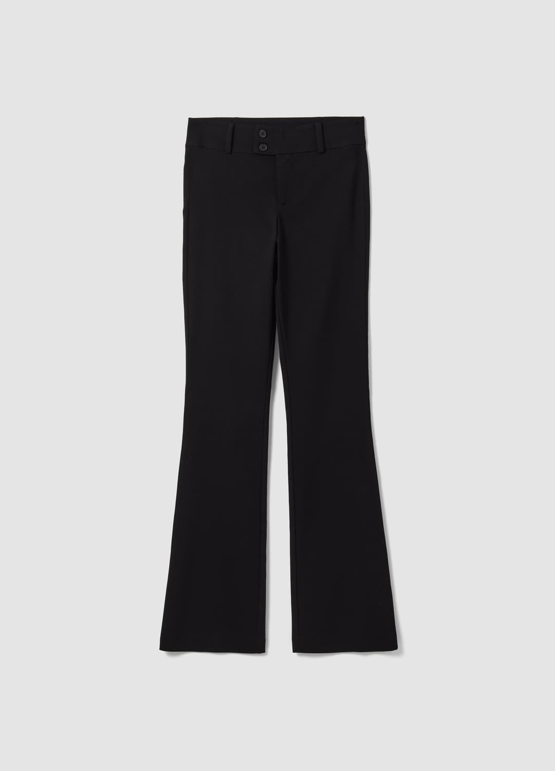 Schwarze Schlaghose Aus Elastischer Viskose | OVS Schwarze Schlaghose Aus Elastischer Viskose - 4 | OVS