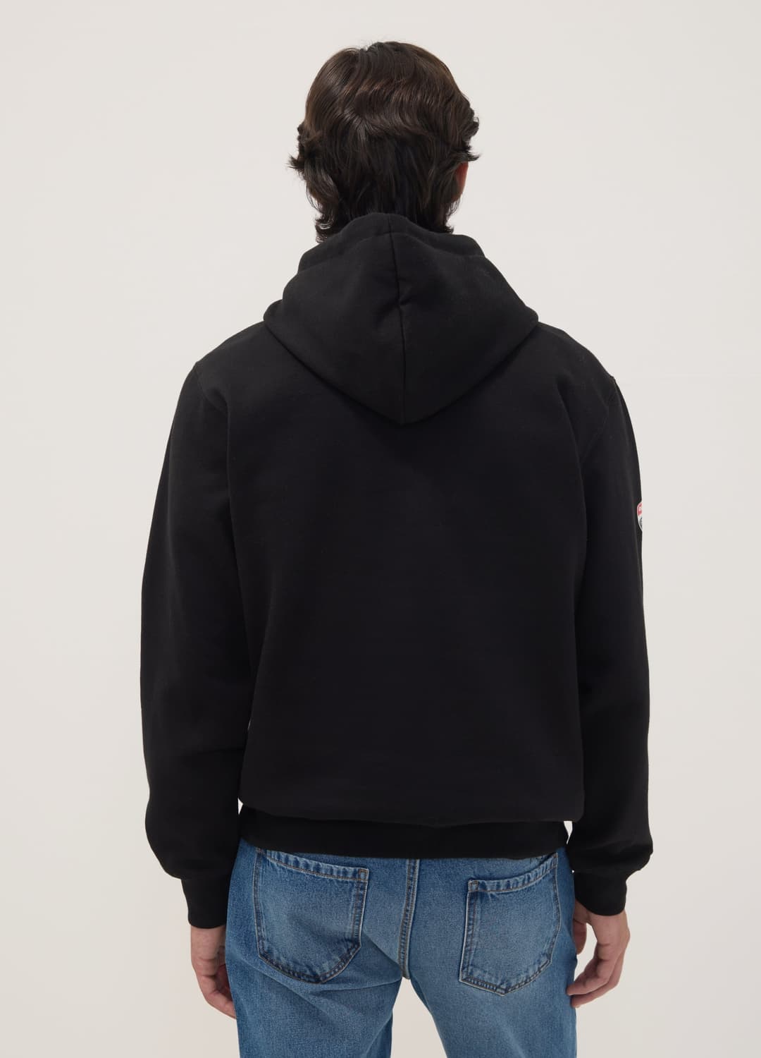 Felpa Nera In Misto Cotone Con Cappuccio E Stampa Ducati Relaxed Fit | OVS Felpa Nera In Misto Cotone Con Cappuccio E Stampa Ducati Relaxed Fit - 3 | OVS