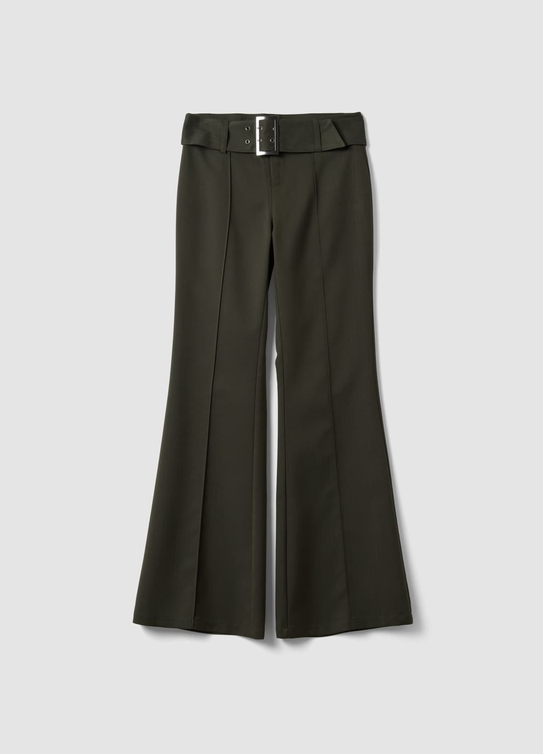 Grüne Slim-fit-hose Aus Elastischer Viskose | OVS Grüne Slim-fit-hose Aus Elastischer Viskose - 0 | OVS