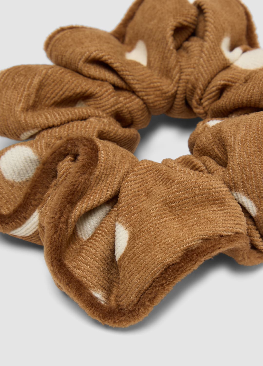 Braunes Scrunchie Mit Punktmuster | OVS Braunes Scrunchie Mit Punktmuster - 2 | OVS