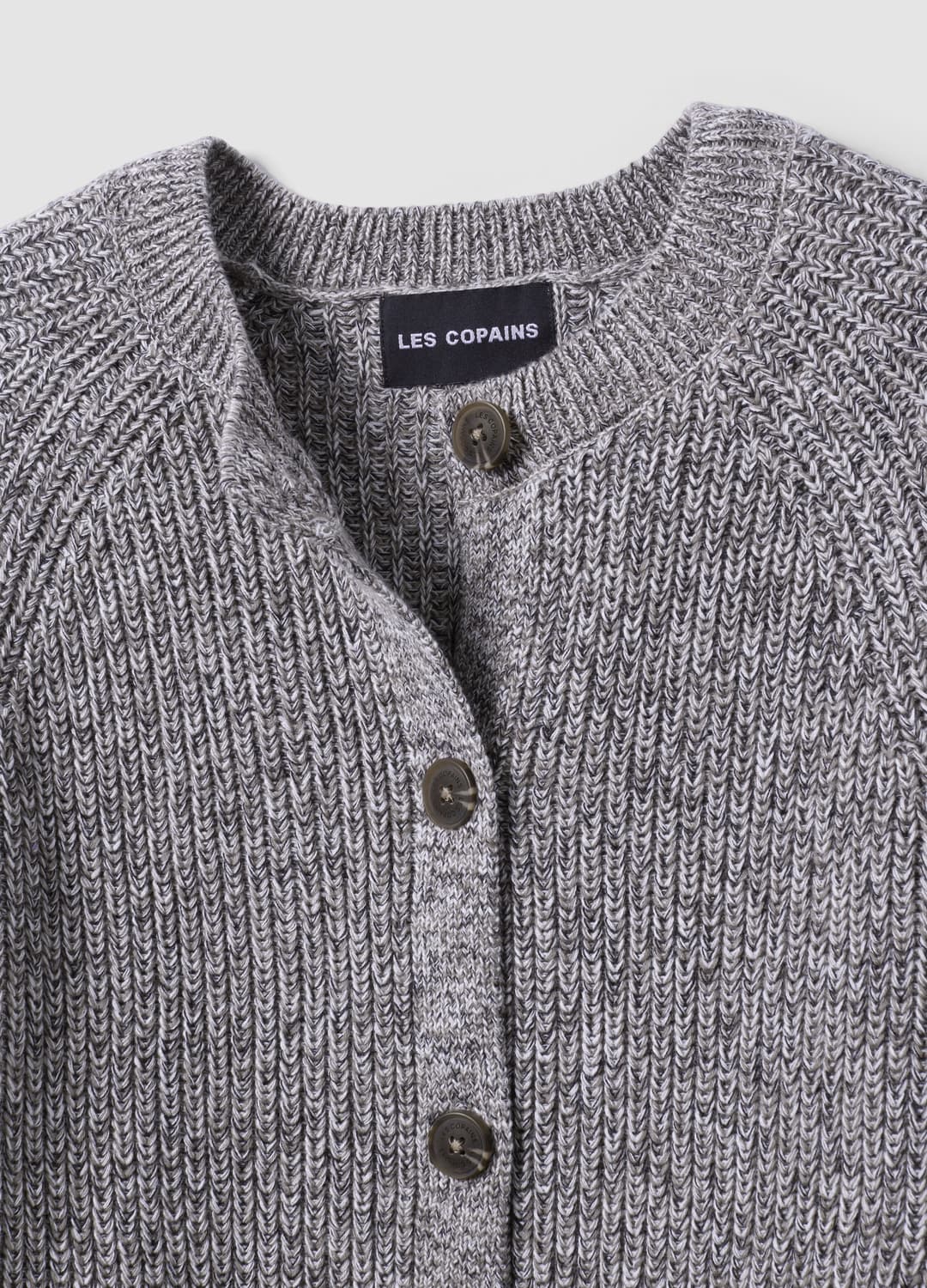 Graue Strickjacke Aus Reiner Baumwolle In Regular Fit | OVS Graue Strickjacke Aus Reiner Baumwolle In Regular Fit - 5 | OVS