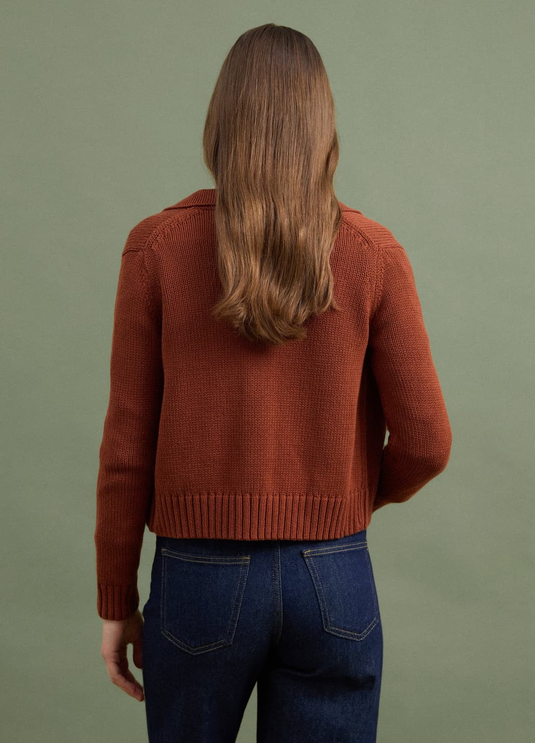 Cardigan Rosso In Puro Cotone Con Bottoni Regular Fit | OVS Cardigan Rosso In Puro Cotone Con Bottoni Regular Fit - 3 | OVS