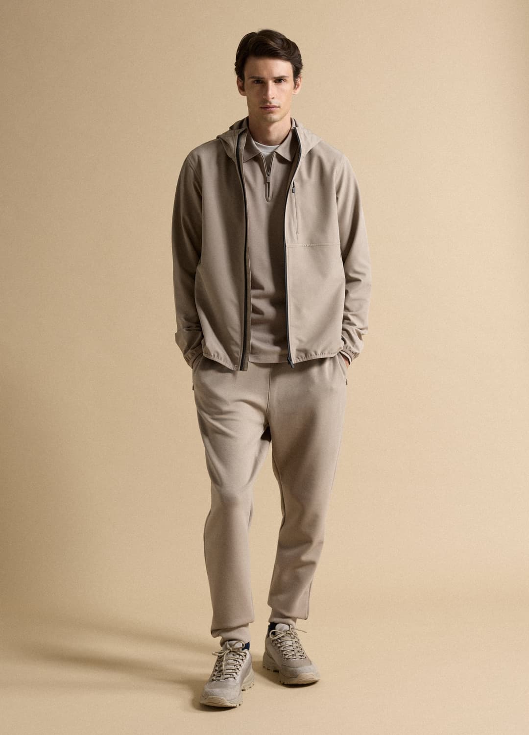 Beige Low-top-sneaker Mit Profilsohle | OVS Beige Low-top-sneaker Mit Profilsohle - 3 | OVS