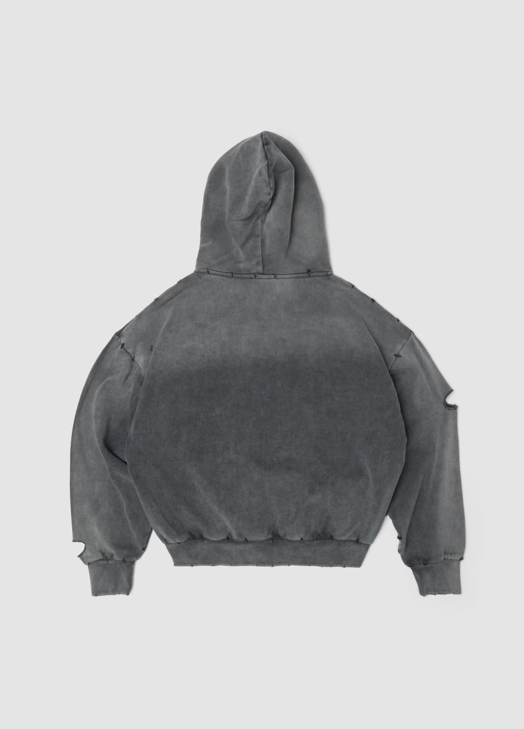 Hoodie Mit Reißverschluss Sunfaded Schwarz | OVS Hoodie Mit Reißverschluss Sunfaded Schwarz - 1 | OVS