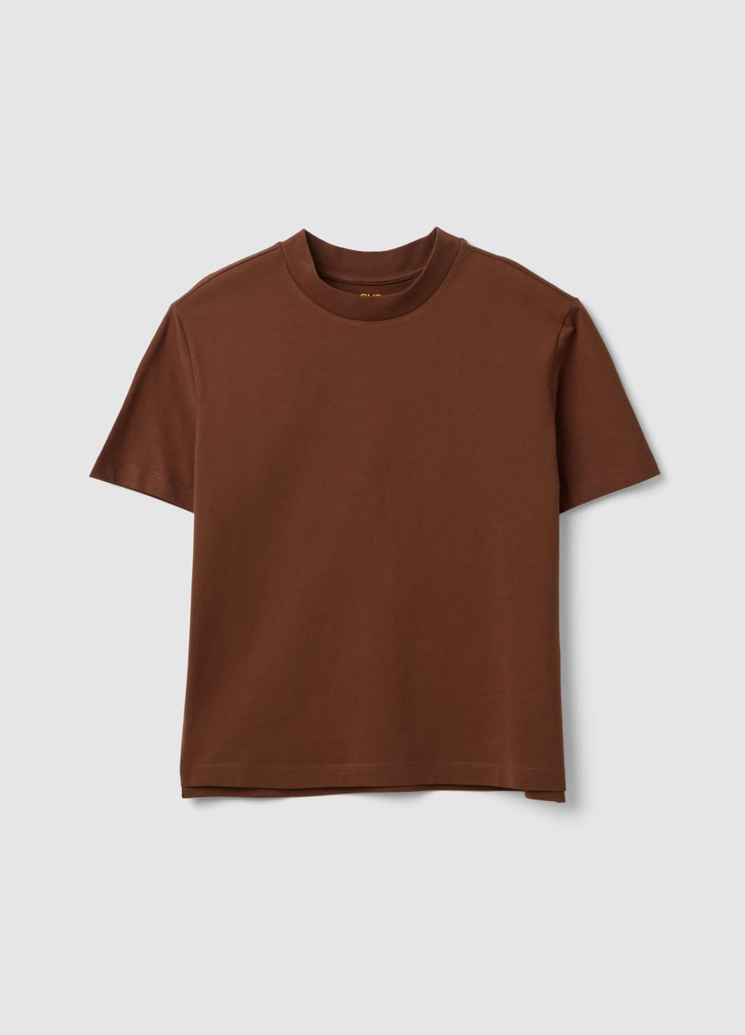 Braunes T-shirt Aus Reinem Baumwollstoff | OVS Braunes T-shirt Aus Reinem Baumwollstoff - 4 | OVS