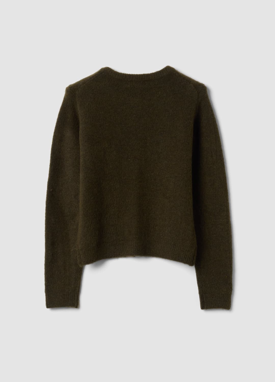 Grüne Strickjacke Aus Elastischer Wolle Mit Rundhalsausschnitt | OVS Grüne Strickjacke Aus Elastischer Wolle Mit Rundhalsausschnitt - 6 | OVS