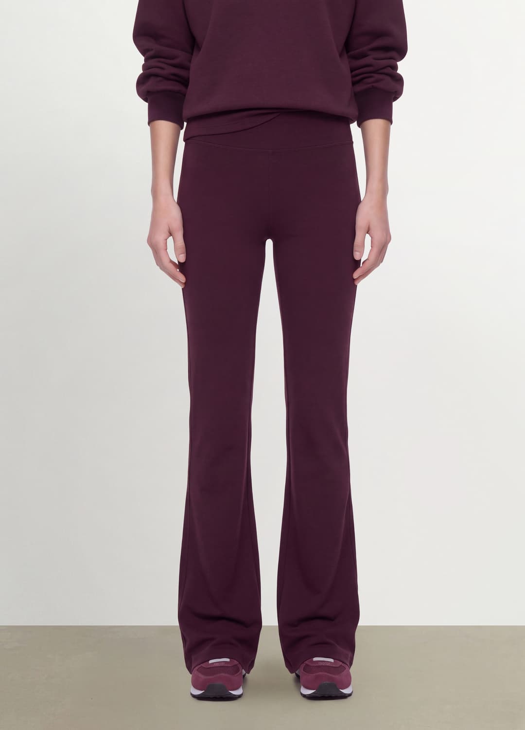 Leggings Viola Flare Fit In Viscosa Jersey Elasticizzata | OVS Leggings Viola Flare Fit In Viscosa Jersey Elasticizzata - 1 | OVS
