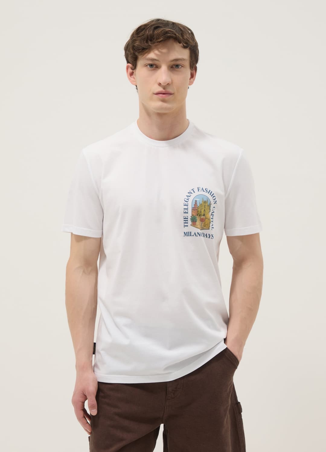 T-shirt Bianca In Puro Cotone Con Stampa Regular Fit | OVS T-shirt Bianca In Puro Cotone Con Stampa Regular Fit - 2 | OVS