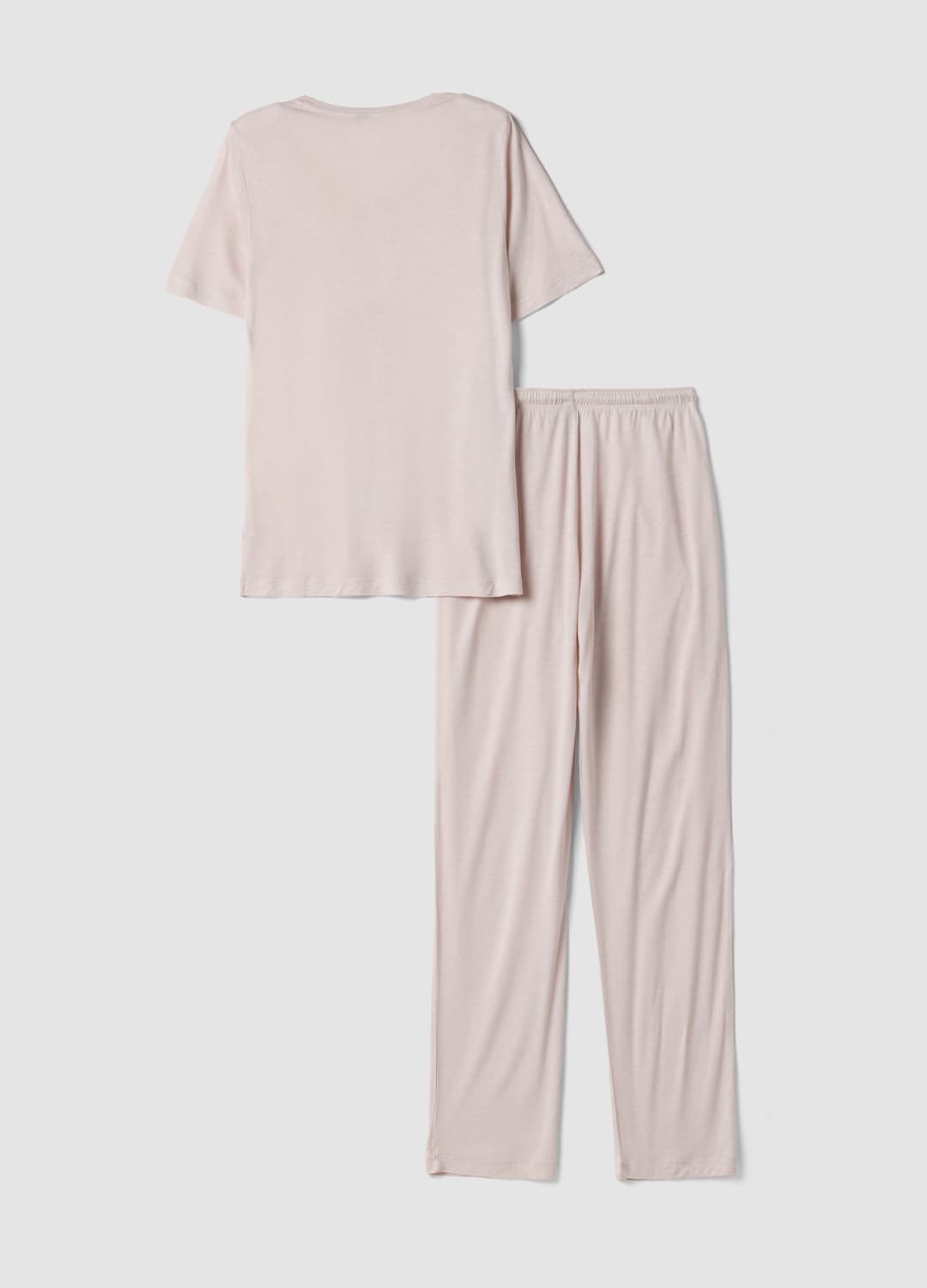 Pigiama Rosa In Pura Viscosa Con Scollo A V In Pizzo Regular Fit | OVS Pigiama Rosa In Pura Viscosa Con Scollo A V In Pizzo Regular Fit - 6 | OVS
