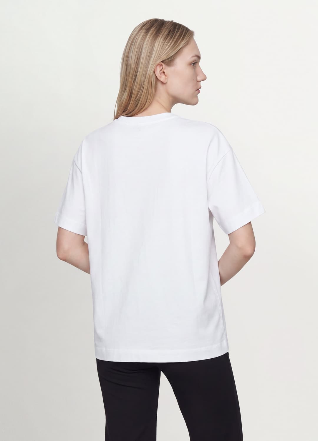 T-shirt Over Fit Bianca In Puro Cotone A Maniche Corte | OVS T-shirt Over Fit Bianca In Puro Cotone A Maniche Corte - 3 | OVS