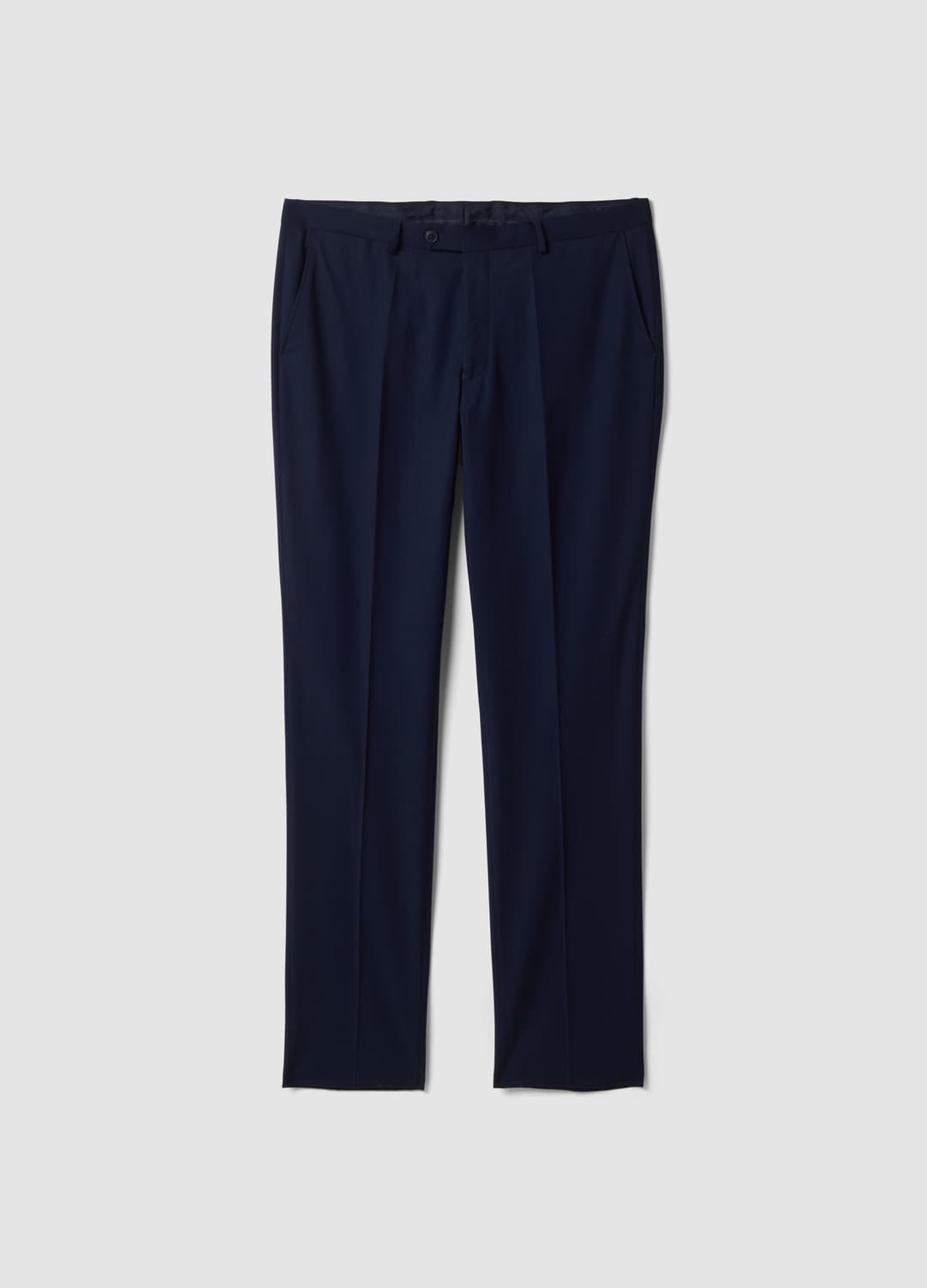 Blaue Slim-fit-hose Aus Elastischer Viskose | OVS Blaue Slim-fit-hose Aus Elastischer Viskose - 0 | OVS