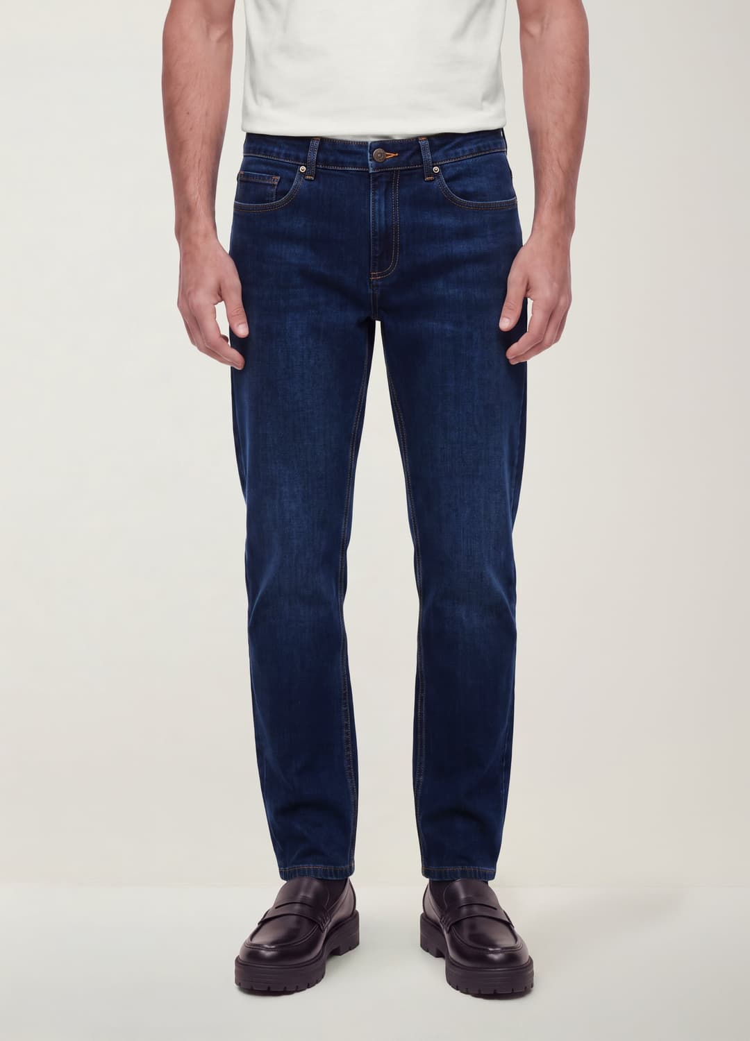 Hellblaue Slim-fit-jeans Aus Baumwoll-viskose-mix | OVS Hellblaue Slim-fit-jeans Aus Baumwoll-viskose-mix - 8 | OVS