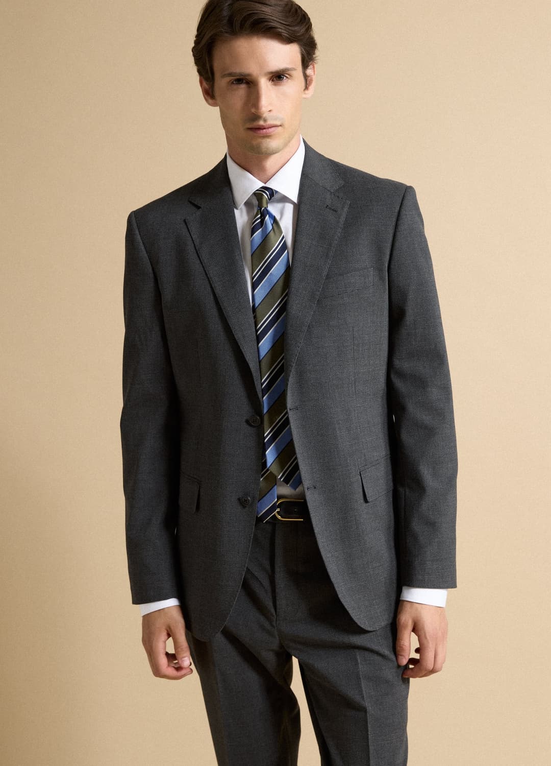 Blazer Grigio In Viscosa Elasticizzata Con Rever Classico Slim Fit | OVS Blazer Grigio In Viscosa Elasticizzata Con Rever Classico Slim Fit - 0 | OVS