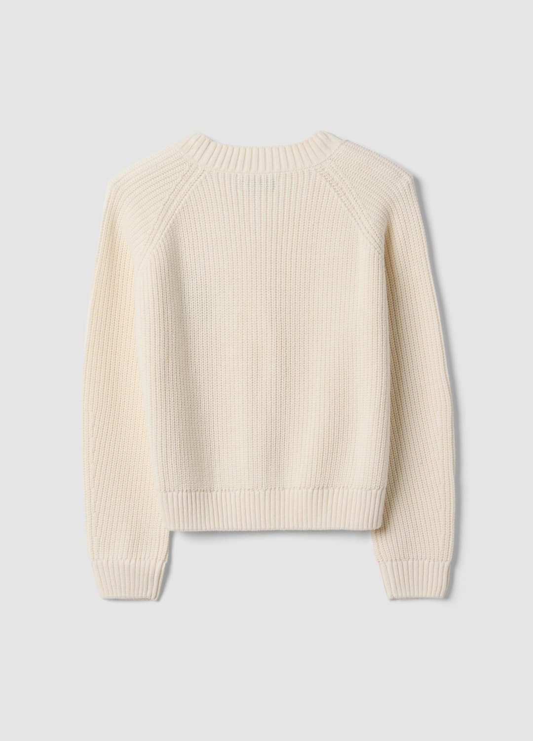 Cardigan Beige In Misto Cotone Con Scollo Profondo A V Fitted | OVS Cardigan Beige In Misto Cotone Con Scollo Profondo A V Fitted - 2 | OVS