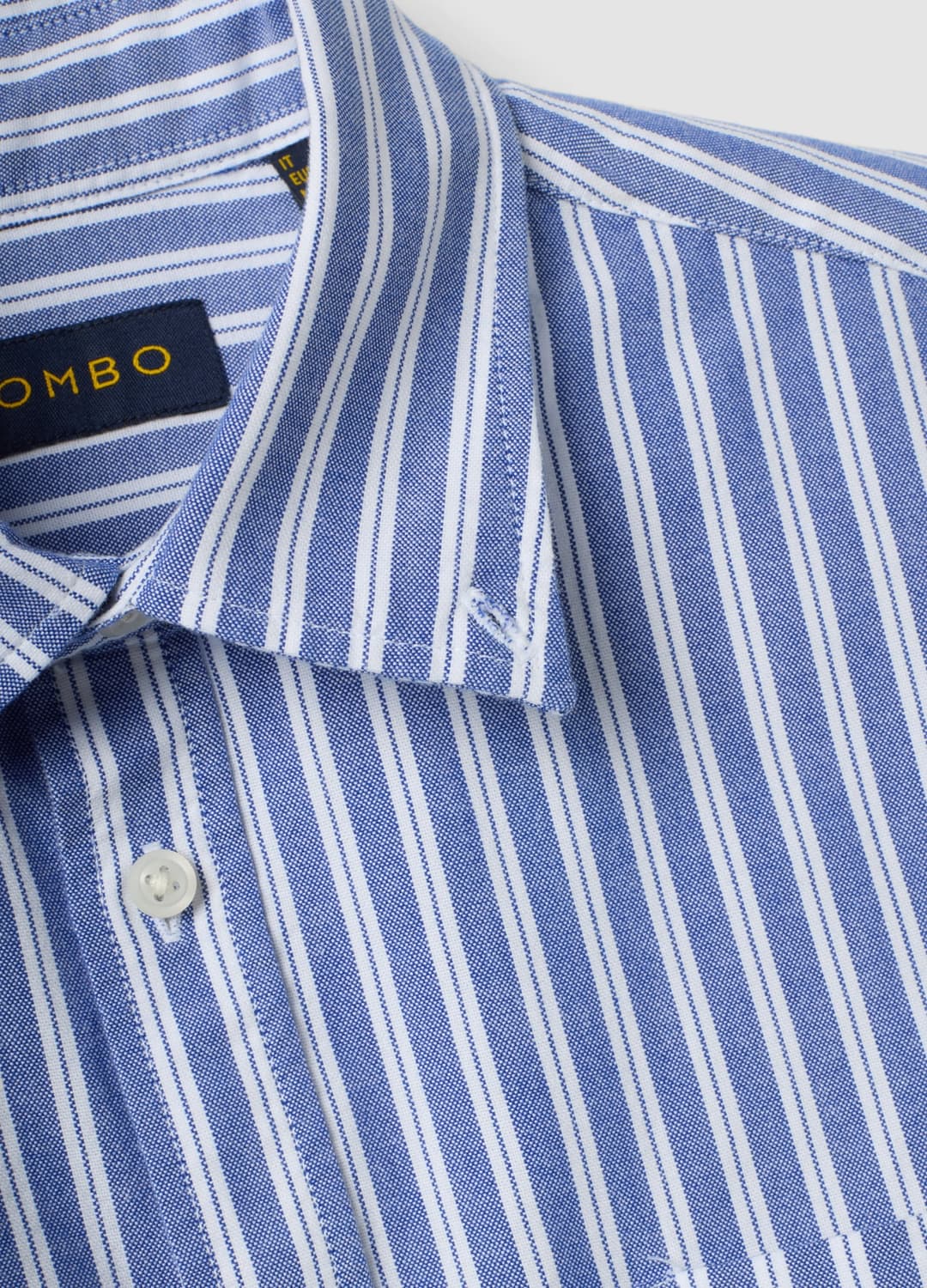 Camicia Oxford Azzurra A Righe In Puro Cotone Regular Fit | OVS Camicia Oxford Azzurra A Righe In Puro Cotone Regular Fit - 1 | OVS