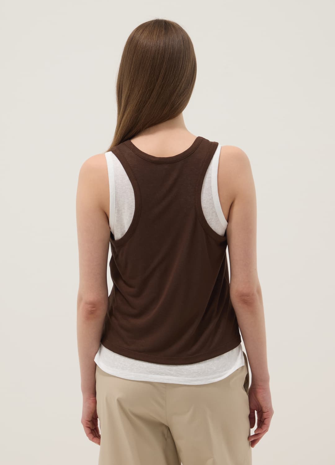 Braunes Tanktop Aus Viskosemix | OVS Braunes Tanktop Aus Viskosemix - 3 | OVS