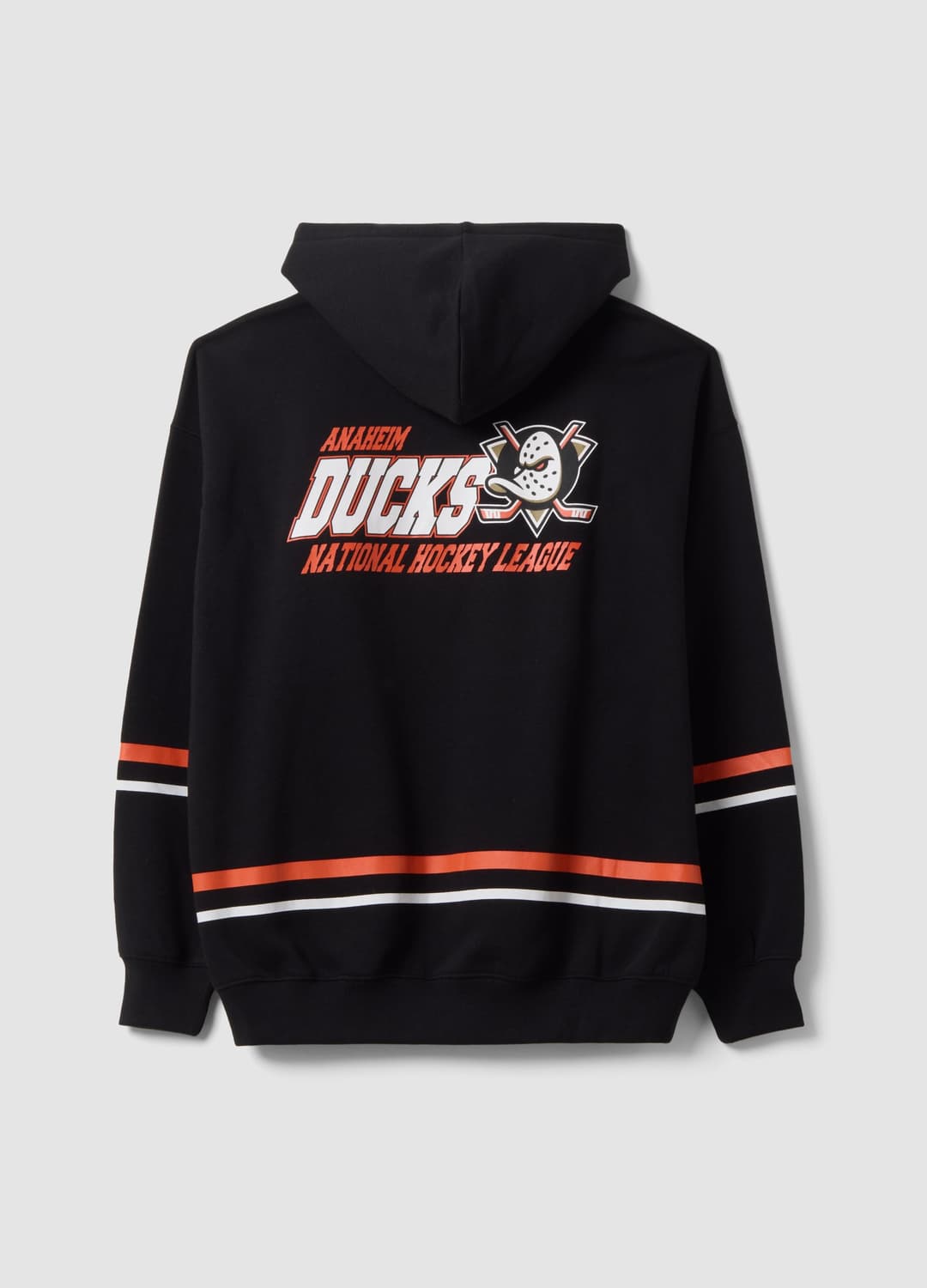 Felpa Nera Con Cappuccio In Misto Cotone Con Stampa Anaheim Ducks | OVS Felpa Nera Con Cappuccio In Misto Cotone Con Stampa Anaheim Ducks - 2 | OVS