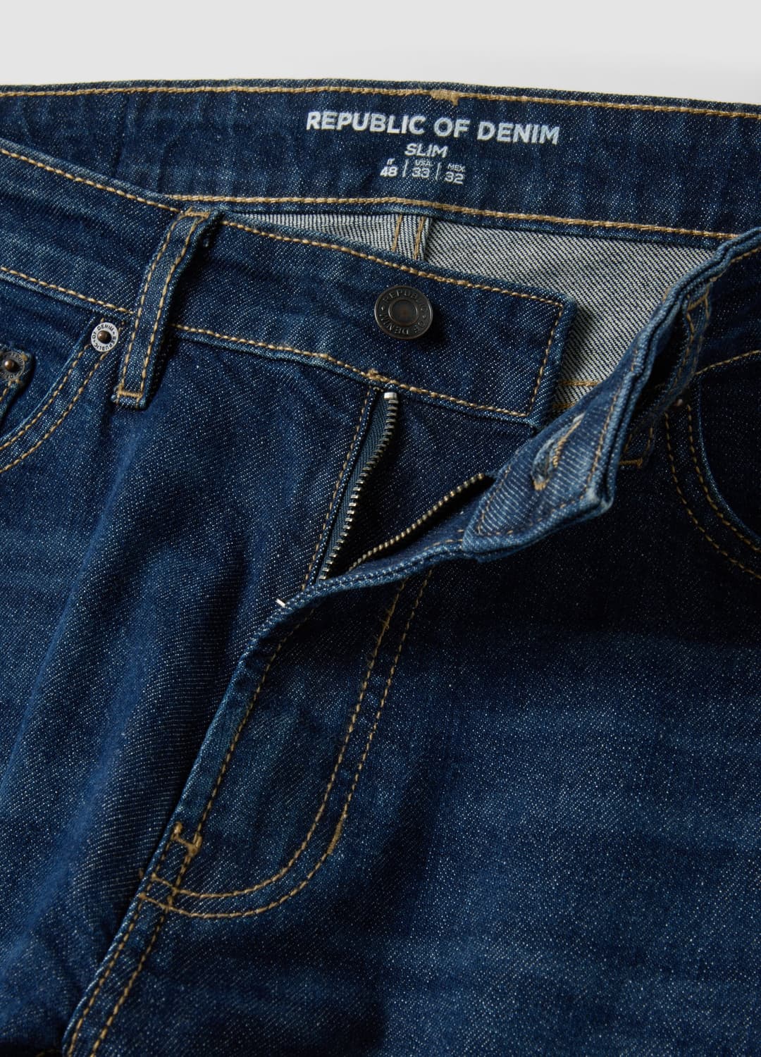 Slim-fit Jeans Aus Stretch-baumwolle In Dunkler Waschung | OVS Slim-fit Jeans Aus Stretch-baumwolle In Dunkler Waschung - 1 | OVS