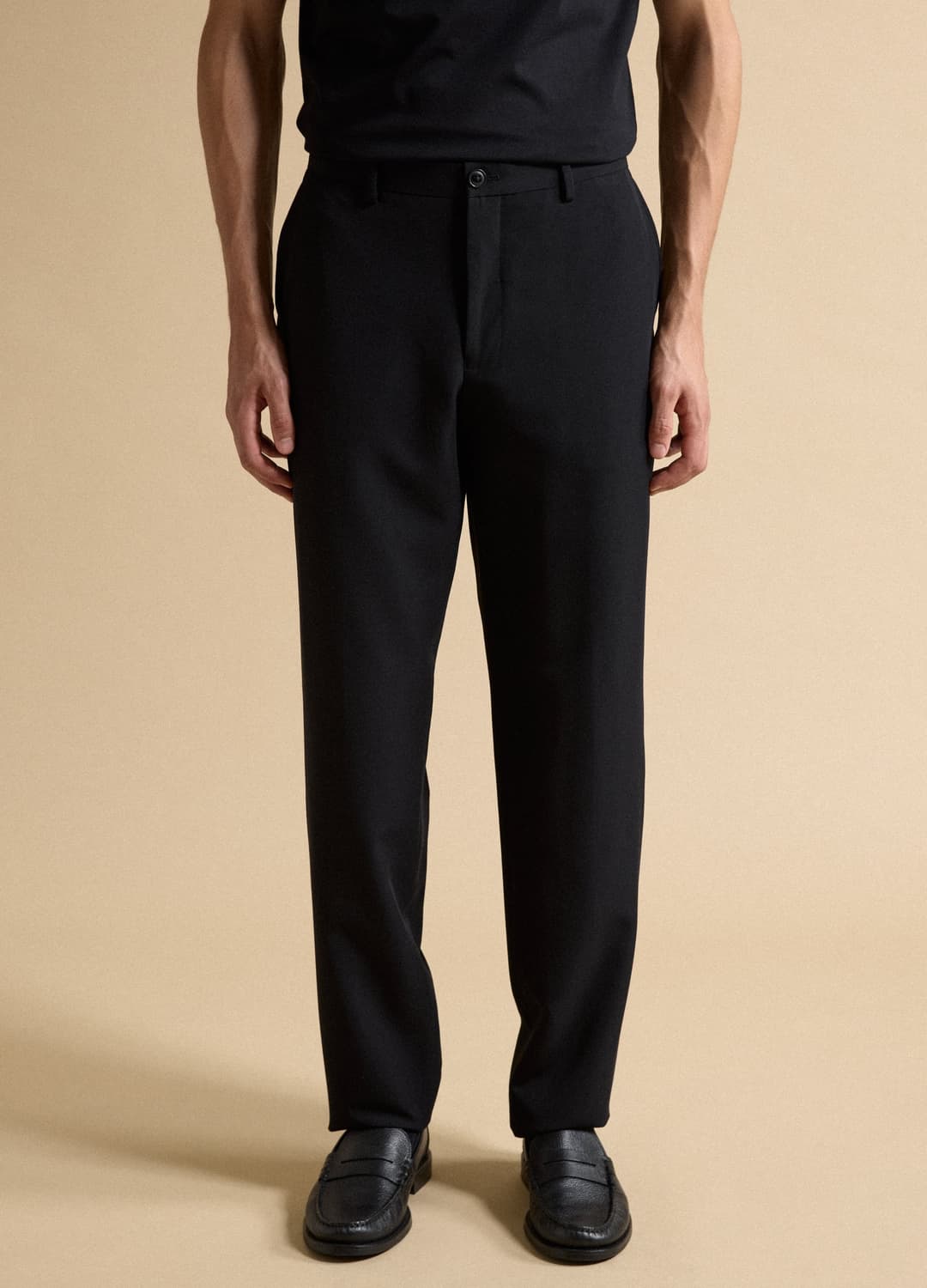 Pantaloni Formali Neri In Viscosa Elasticizzata Slim Fit | OVS Pantaloni Formali Neri In Viscosa Elasticizzata Slim Fit - 1 | OVS