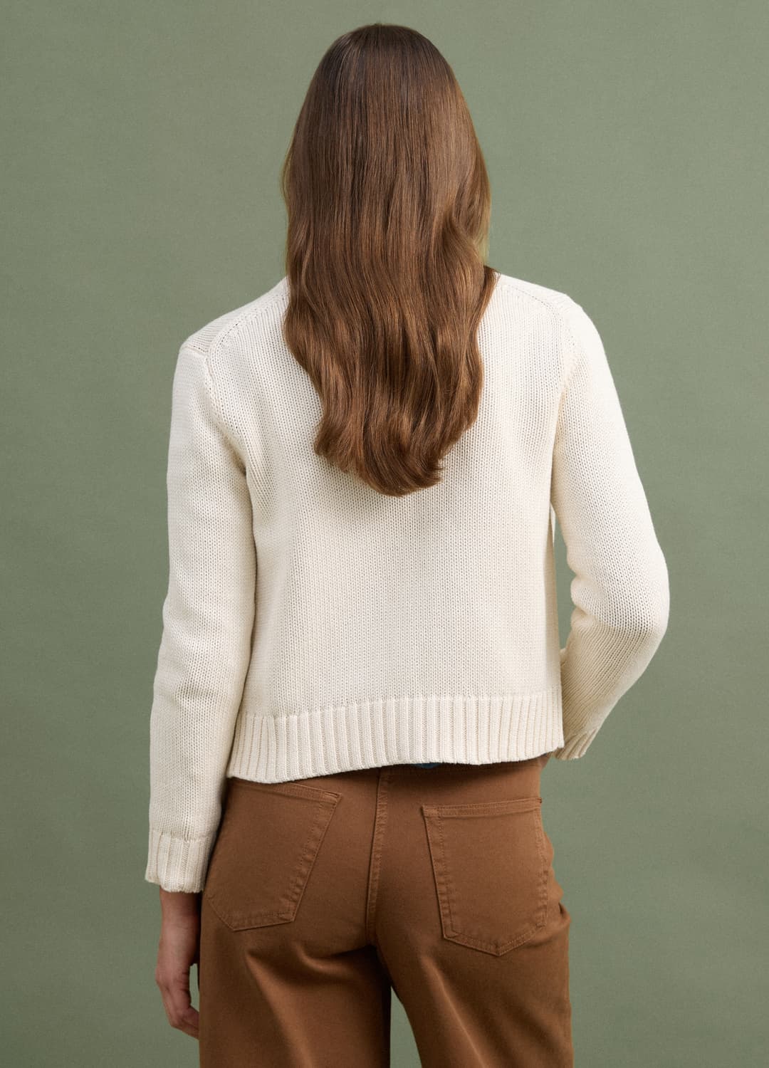 Cardigan Beige In Puro Cotone Con Bottoni Regular Fit | OVS Cardigan Beige In Puro Cotone Con Bottoni Regular Fit - 3 | OVS
