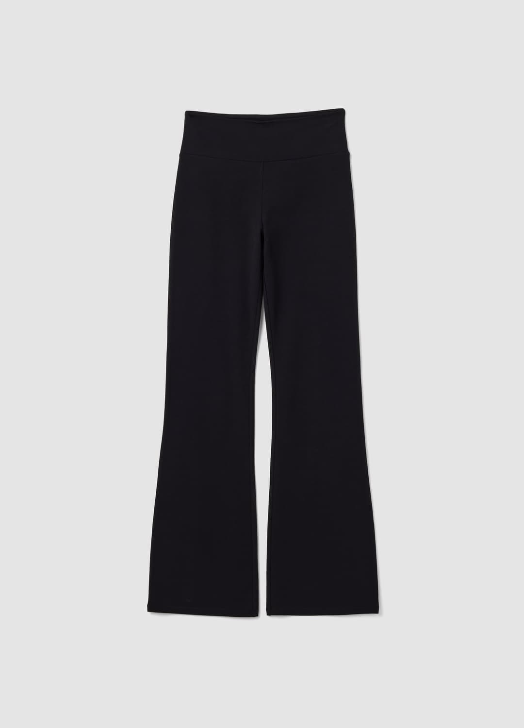 Schwarze Flare-hose Aus Stretch-baumwolle | OVS Schwarze Flare-hose Aus Stretch-baumwolle - 4 | OVS