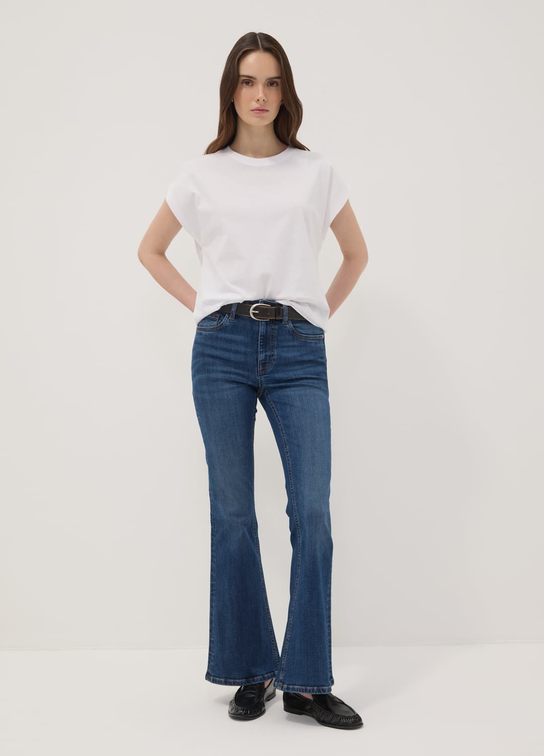 T-shirt Bianca In Puro Cotone A Maniche Corte Regular Fit | OVS T-shirt Bianca In Puro Cotone A Maniche Corte Regular Fit - 1 | OVS
