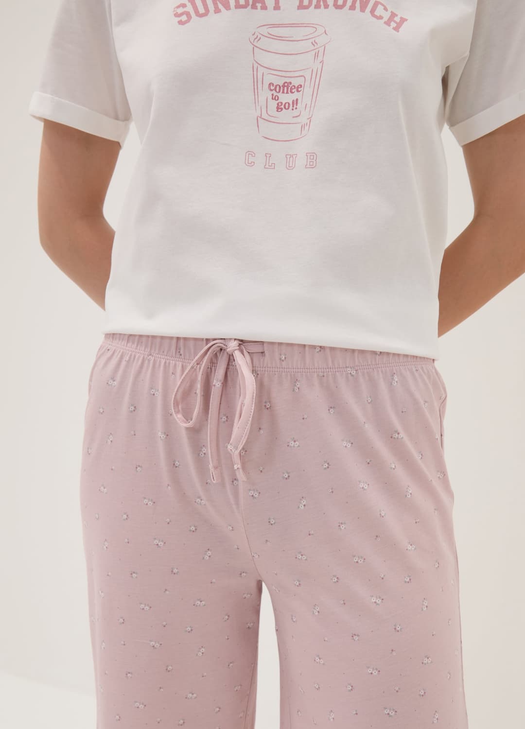Pantaloni Pigiama Rosa In Puro Cotone Organico | OVS Pantaloni Pigiama Rosa In Puro Cotone Organico - 3 | OVS