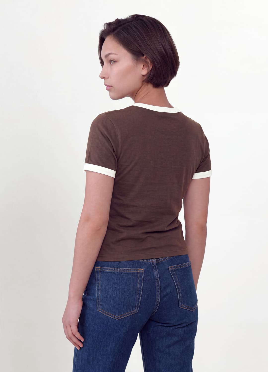 Rotes T-shirt Aus Reiner Baumwolle Mit Knöpfen | OVS Rotes T-shirt Aus Reiner Baumwolle Mit Knöpfen - 3 | OVS