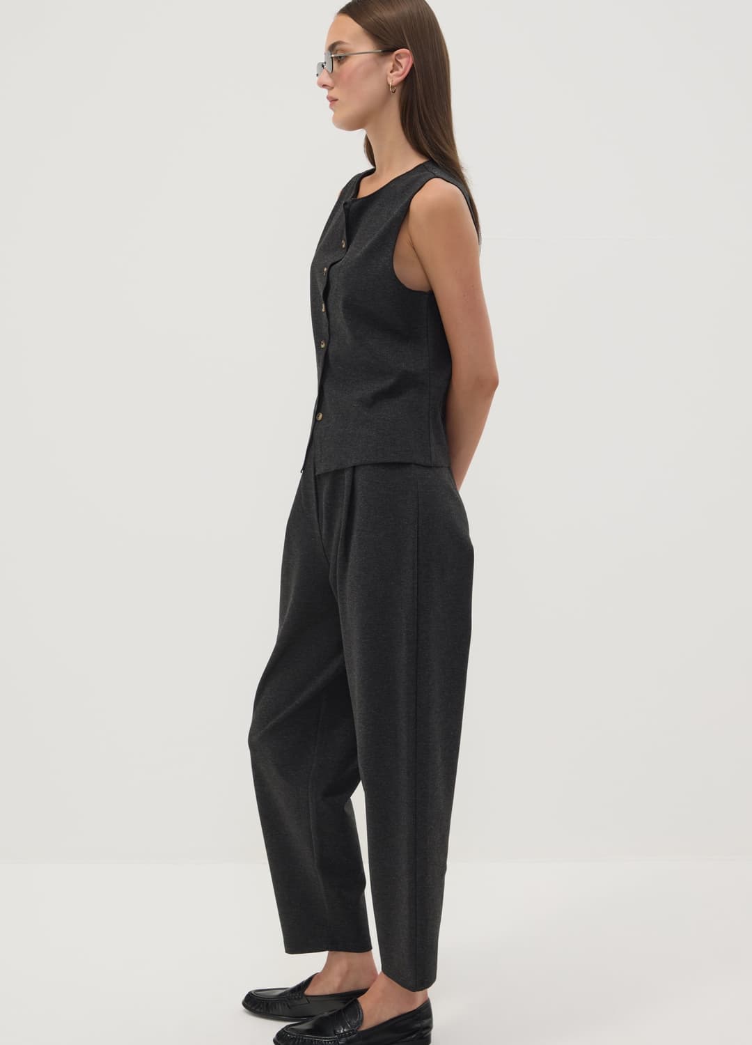 Schwarze Joggerhose Aus Milano-strick In Elastischer Viskose | OVS Schwarze Joggerhose Aus Milano-strick In Elastischer Viskose - 3 | OVS