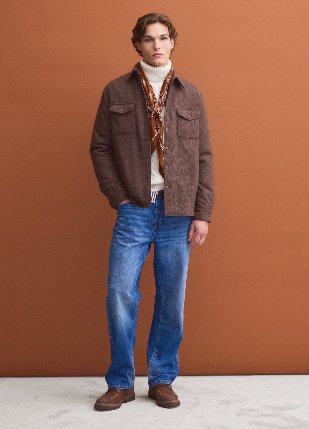 Shacket Marrone In Misto Lana E Viscosa | OVS Shacket Marrone In Misto Lana E Viscosa - 1 | OVS