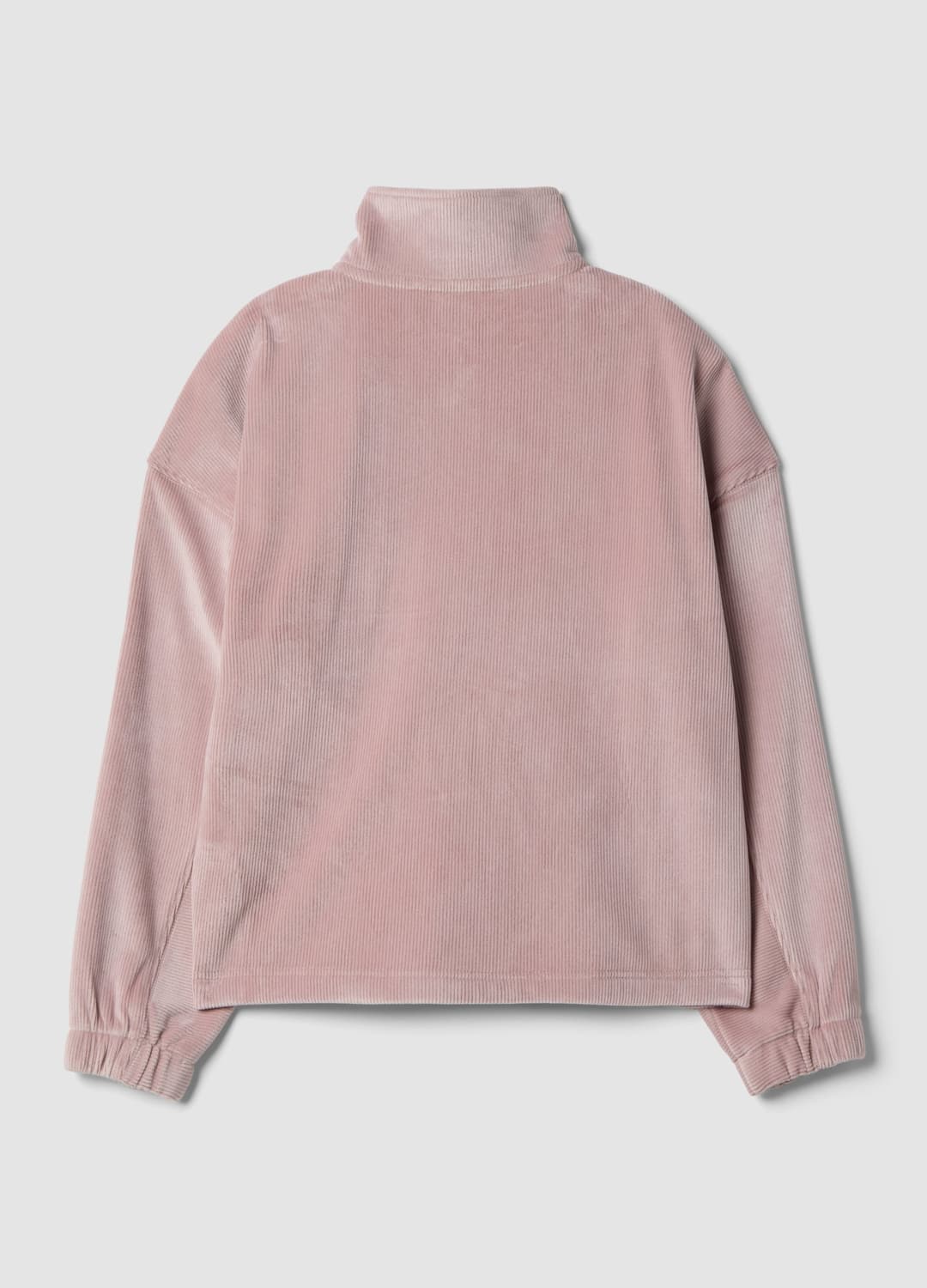 Rosa Shirt Aus Stretchstoff Mit Zip-kragen | OVS Rosa Shirt Aus Stretchstoff Mit Zip-kragen - 2 | OVS