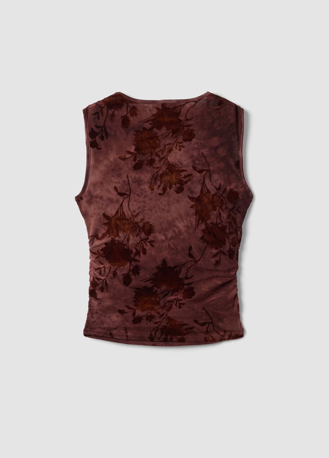 Top Fitted Rosso In Tessuto Elasticizzato Con Fantasia Floreale | OVS Top Fitted Rosso In Tessuto Elasticizzato Con Fantasia Floreale - 5 | OVS