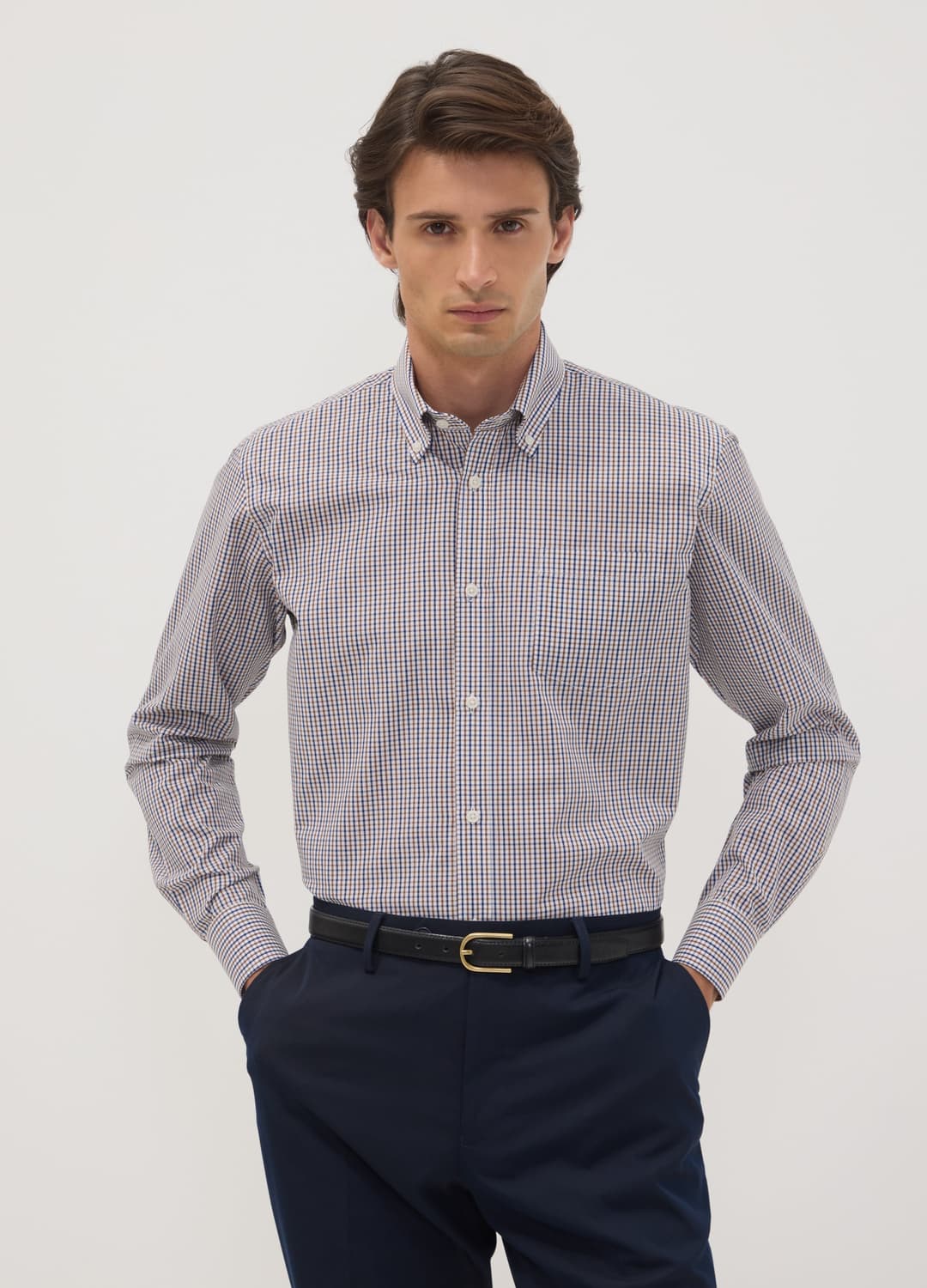 Camicia Easy Iron Multicolor In Misto Cotone A Quadri Button Down Regular Fit | OVS Camicia Easy Iron Multicolor In Misto Cotone A Quadri Button Down Regular Fit - 0 | OVS