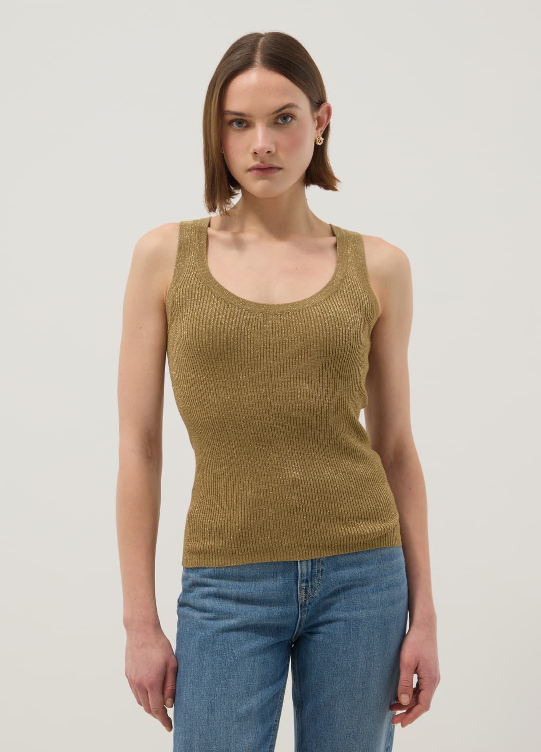 Braunes Tanktop Aus Viskosemischung | OVS Braunes Tanktop Aus Viskosemischung - 6 | OVS
