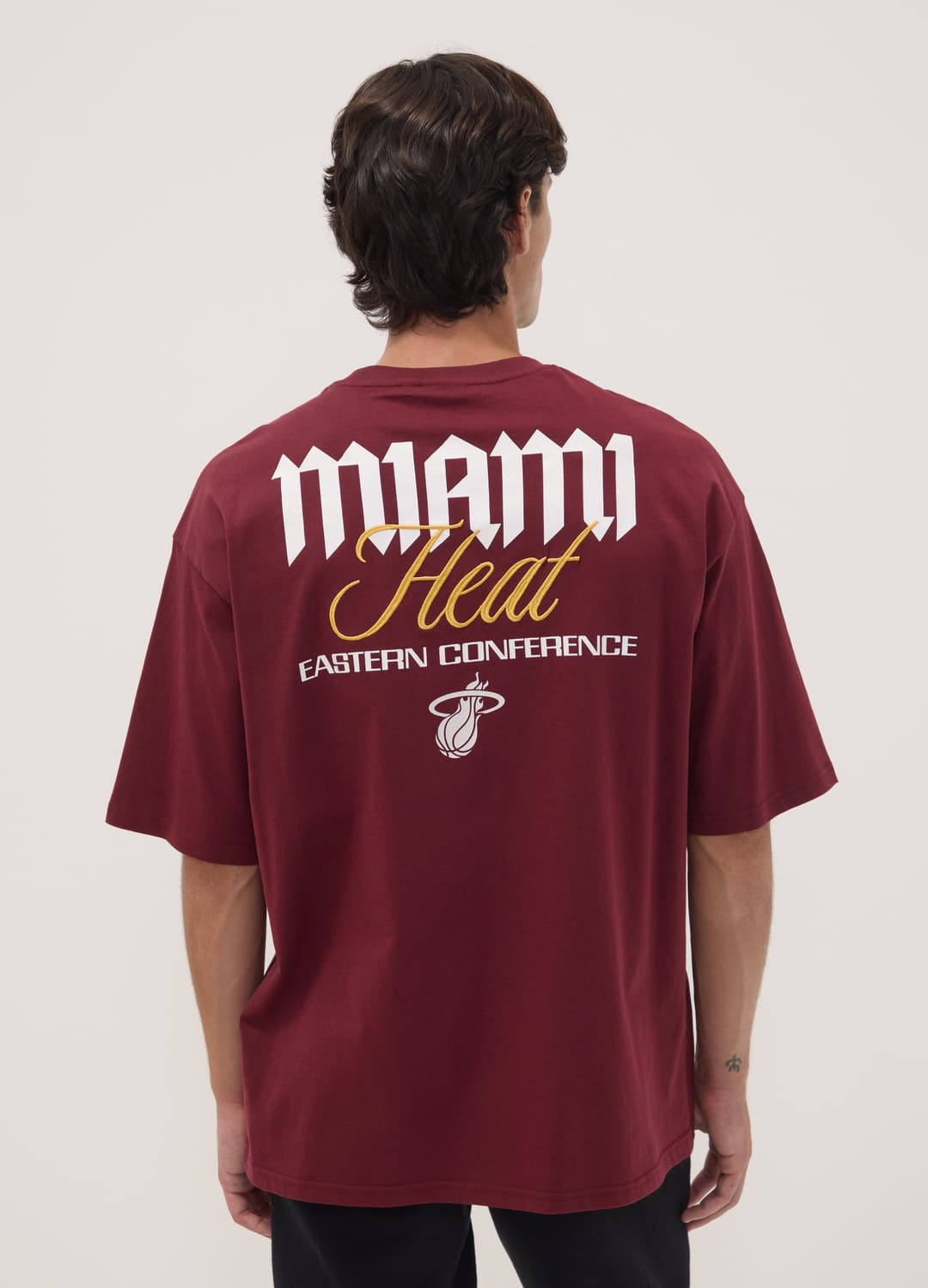 T-shirt Rossa In Puro Cotone Con Stampa Miami Heat | OVS T-shirt Rossa In Puro Cotone Con Stampa Miami Heat - 3 | OVS