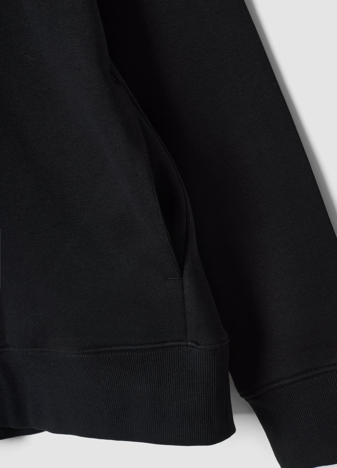 Half-zip Nera In Misto Cotone A Girocollo | OVS Half-zip Nera In Misto Cotone A Girocollo - 1 | OVS