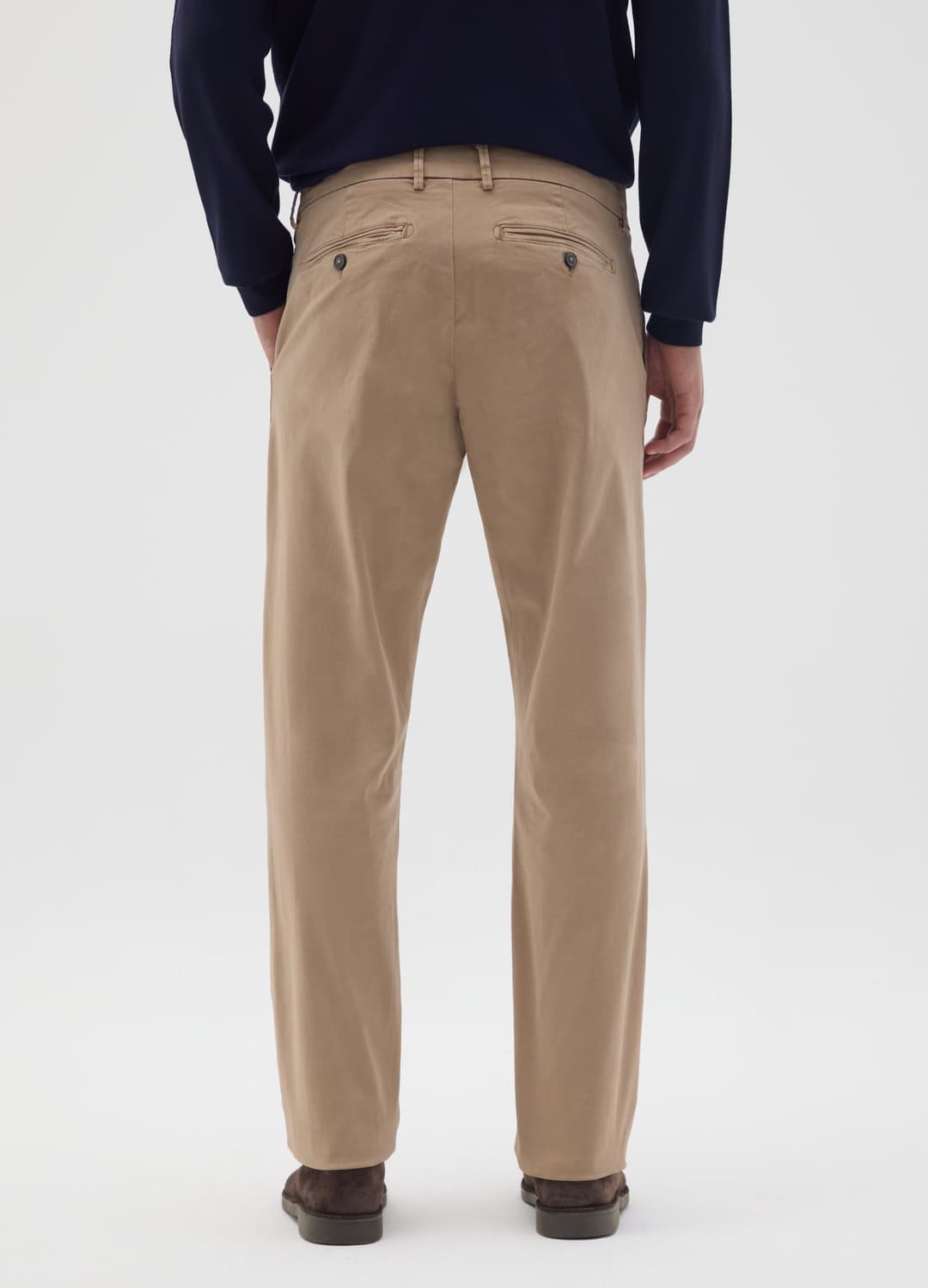 Pantaloni In Cotone Elasticizzato Beige Regular Fit | OVS Pantaloni In Cotone Elasticizzato Beige Regular Fit - 2 | OVS