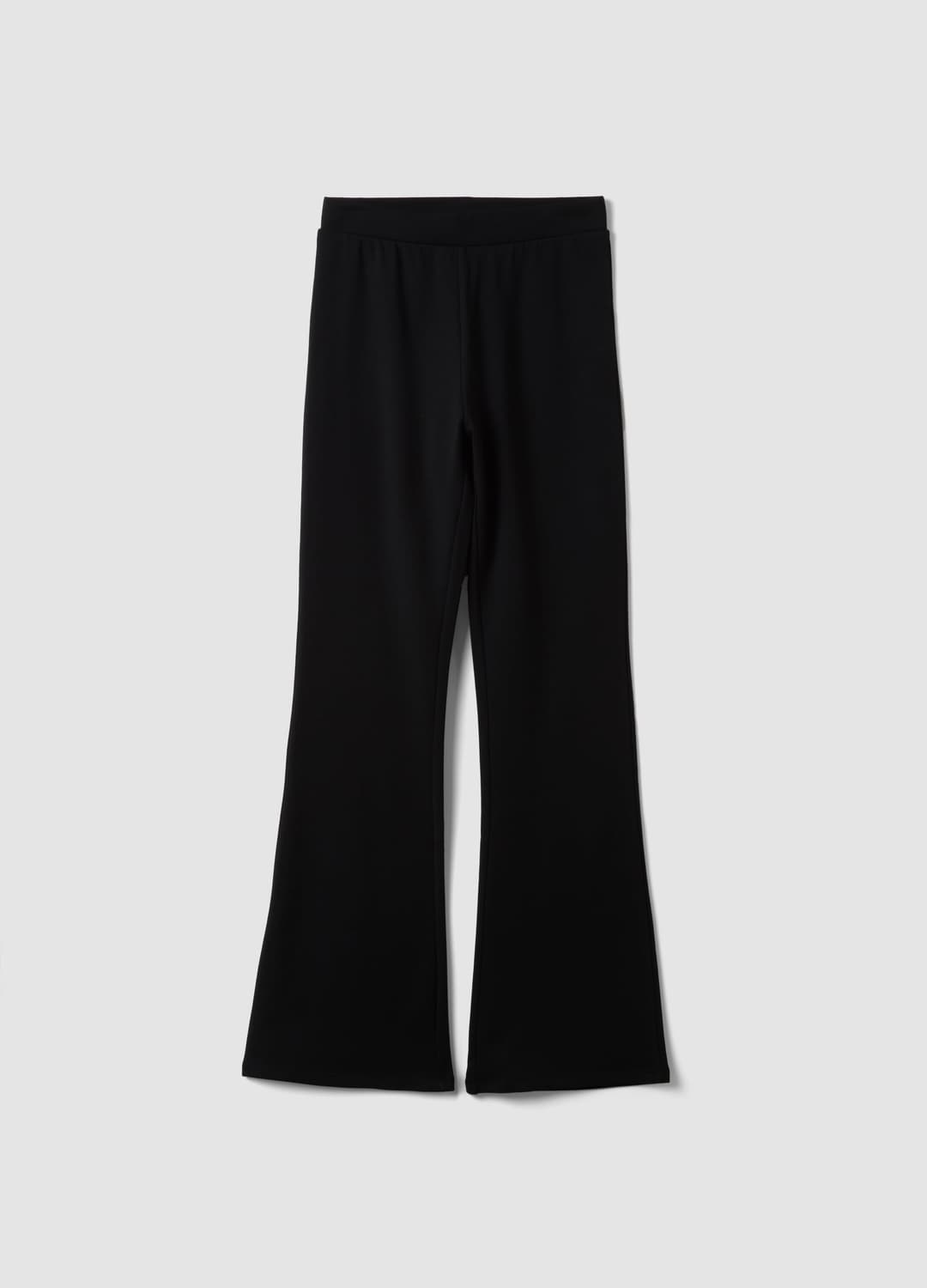 Leggings Neri Flare In Cotone Elasticizzato | OVS Leggings Neri Flare In Cotone Elasticizzato - 0 | OVS