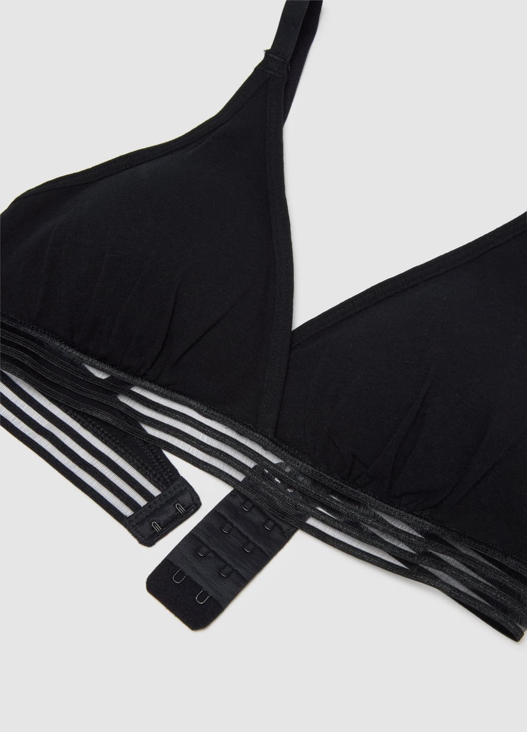 Reggiseno A Triangolo In Cotone Elasticizzato Nero | OVS Reggiseno A Triangolo In Cotone Elasticizzato Nero - 5 | OVS