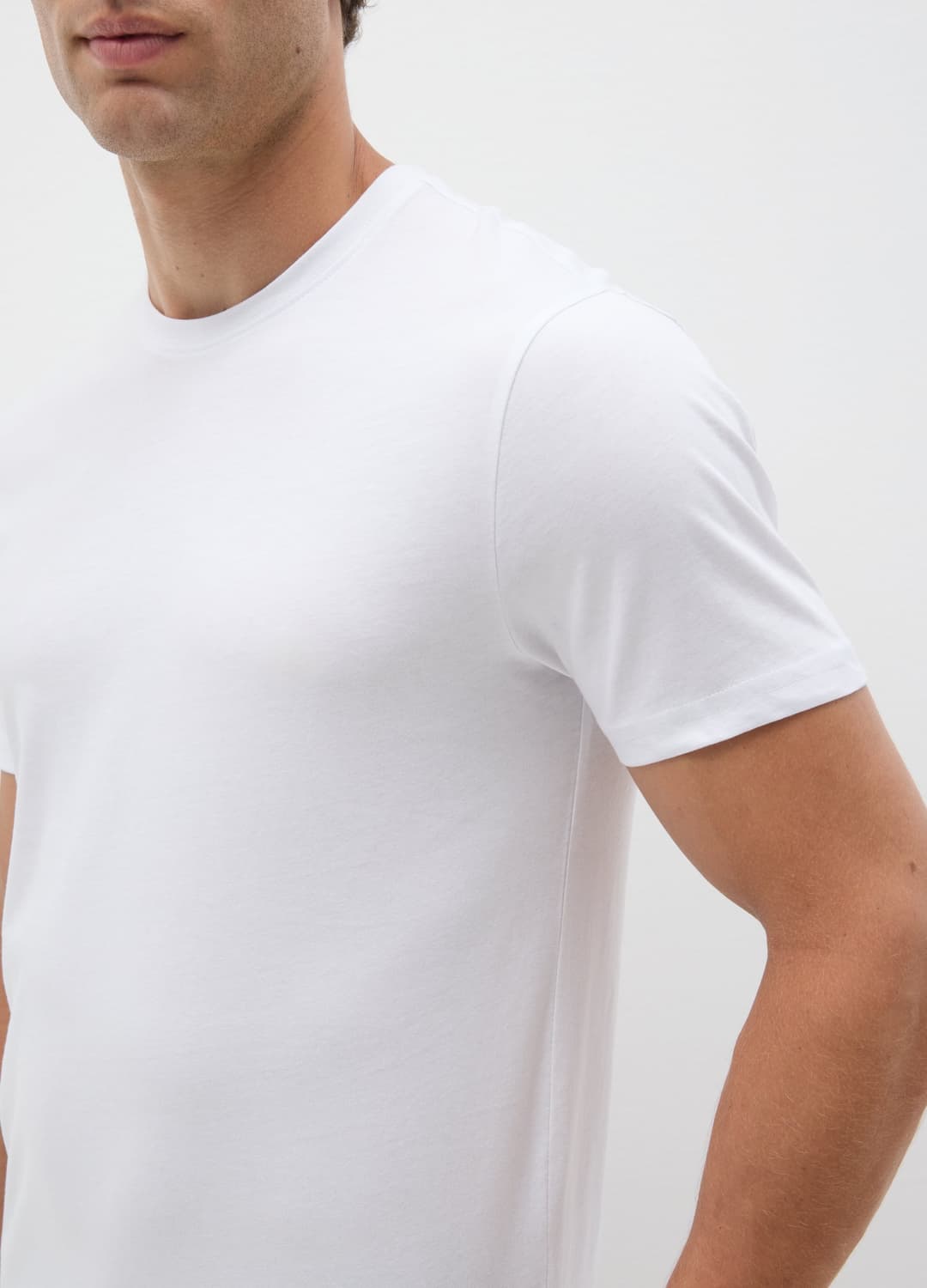 Herren-t-shirt Aus Weißer Reiner Baumwolle | OVS Herren-t-shirt Aus Weißer Reiner Baumwolle - 3 | OVS
