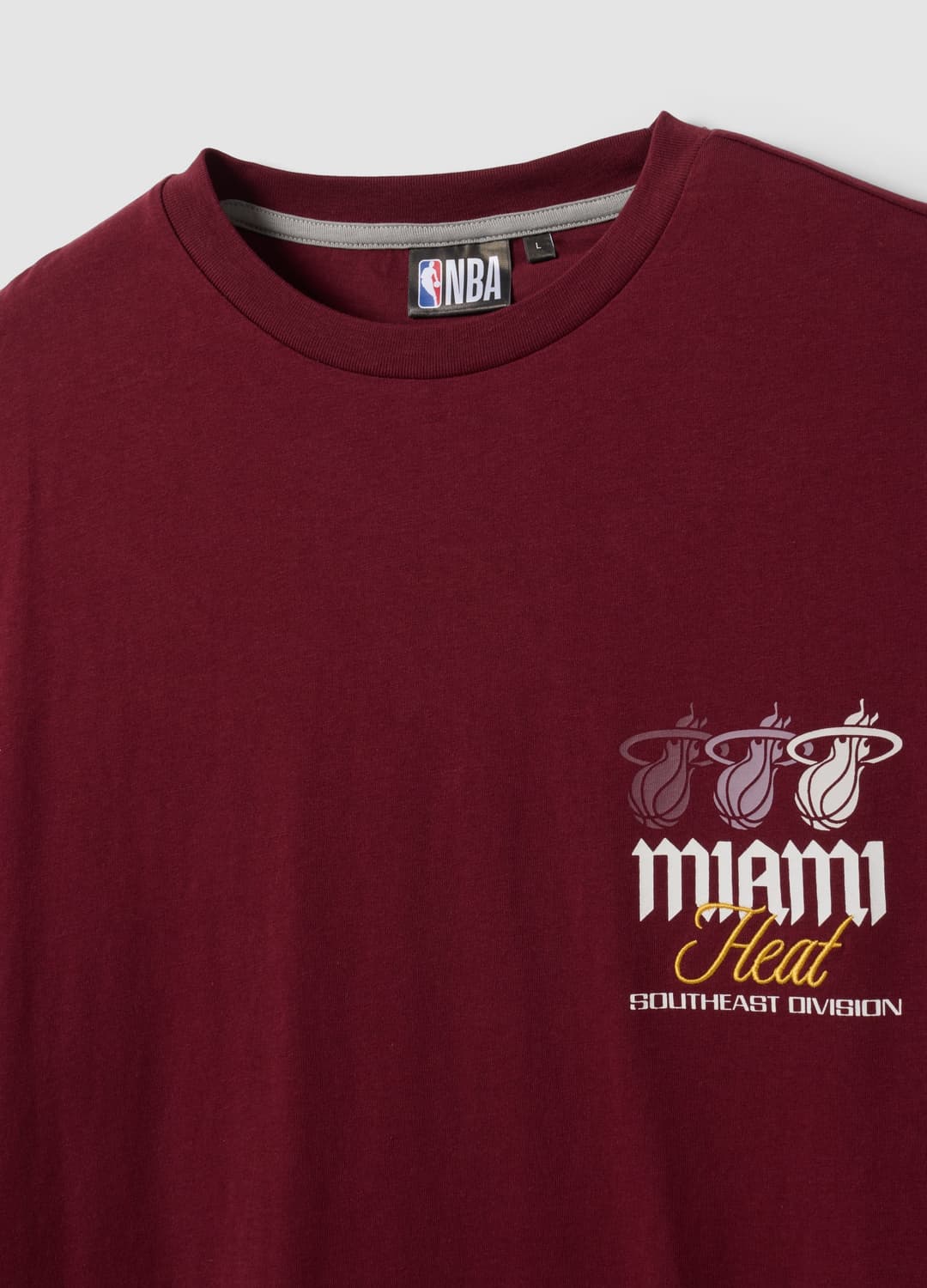 T-shirt Rossa In Puro Cotone Con Stampa Miami Heat | OVS T-shirt Rossa In Puro Cotone Con Stampa Miami Heat - 5 | OVS