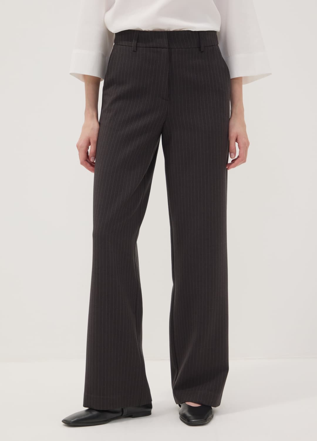 Beige Straight-leg-hose Aus Elastischer Viskose | OVS Beige Straight-leg-hose Aus Elastischer Viskose - 1 | OVS