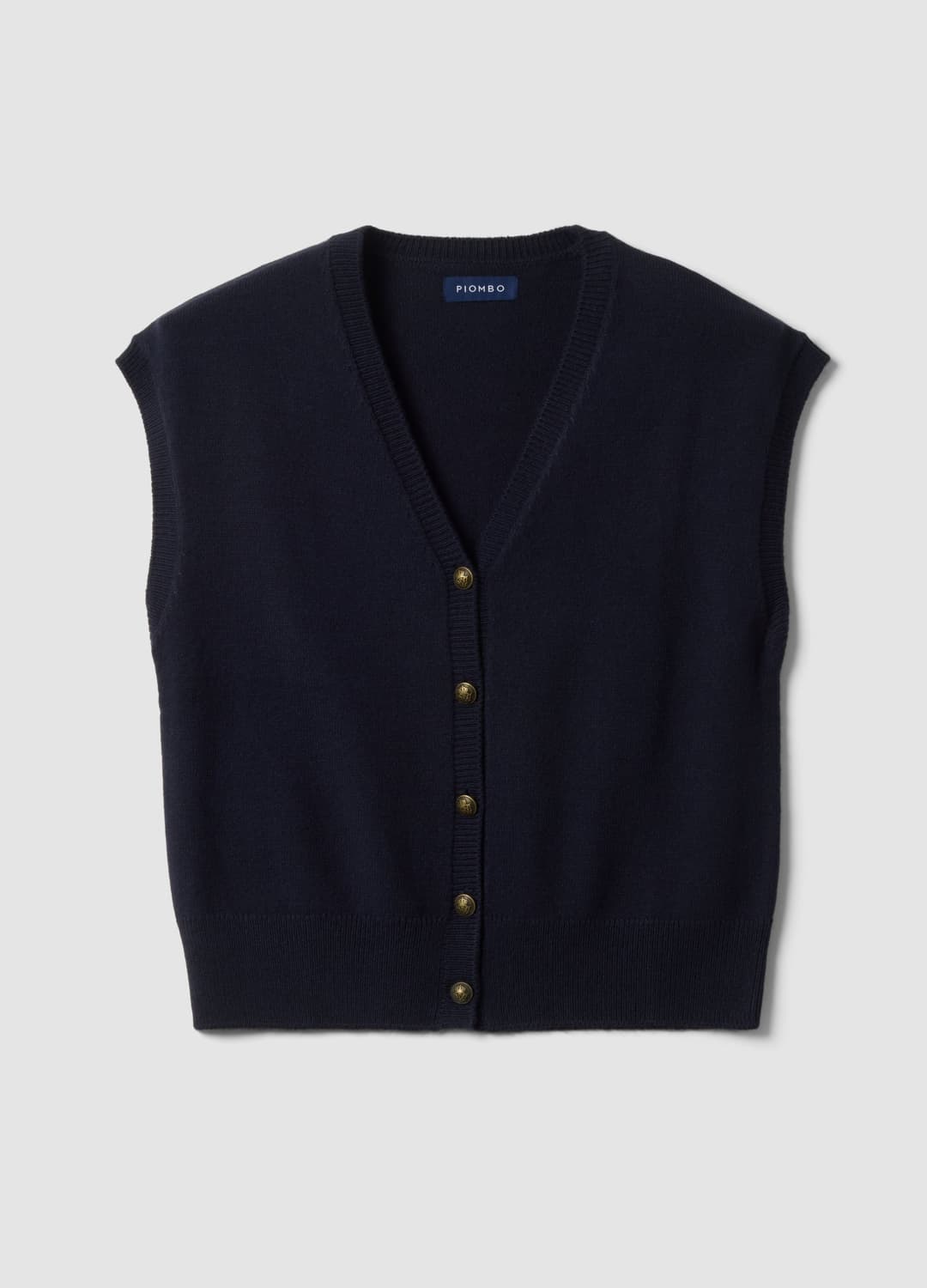 Gilet Blu Con Scollo Profondo A V E Bottoni Over Fit | OVS Gilet Blu Con Scollo Profondo A V E Bottoni Over Fit - 0 | OVS