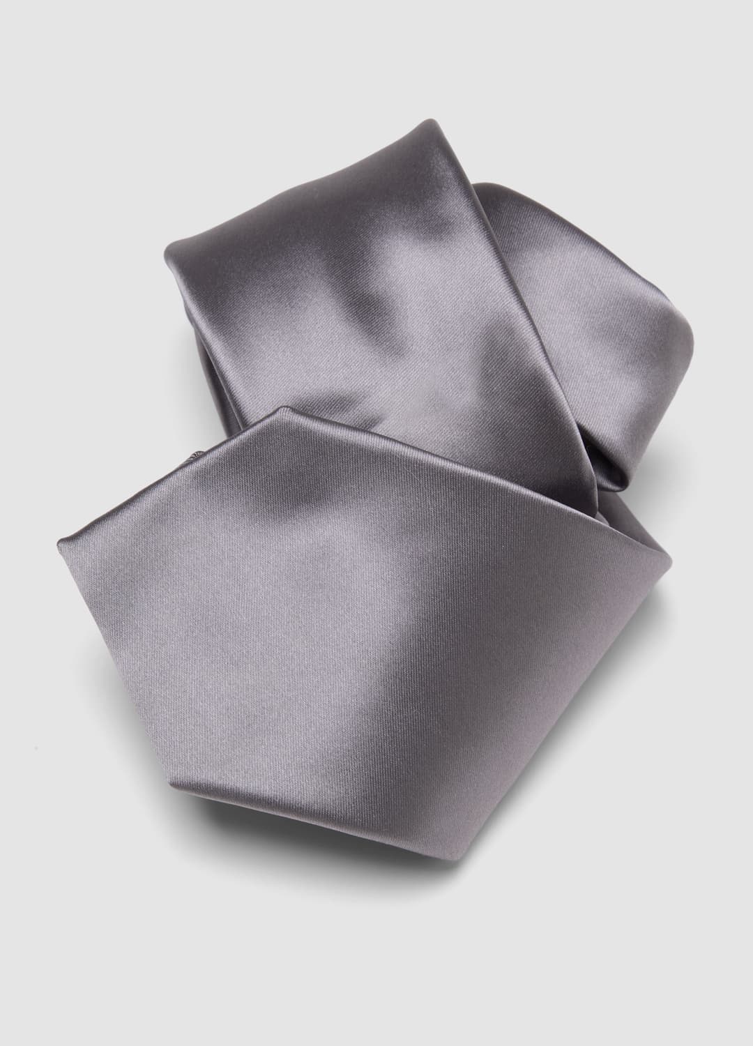 Graue Krawatte Mit 7,5 Cm Breitem Krawattenblatt Aus Glänzendem Stoff | OVS Graue Krawatte Mit 7,5 Cm Breitem Krawattenblatt Aus Glänzendem Stoff - 1 | OVS